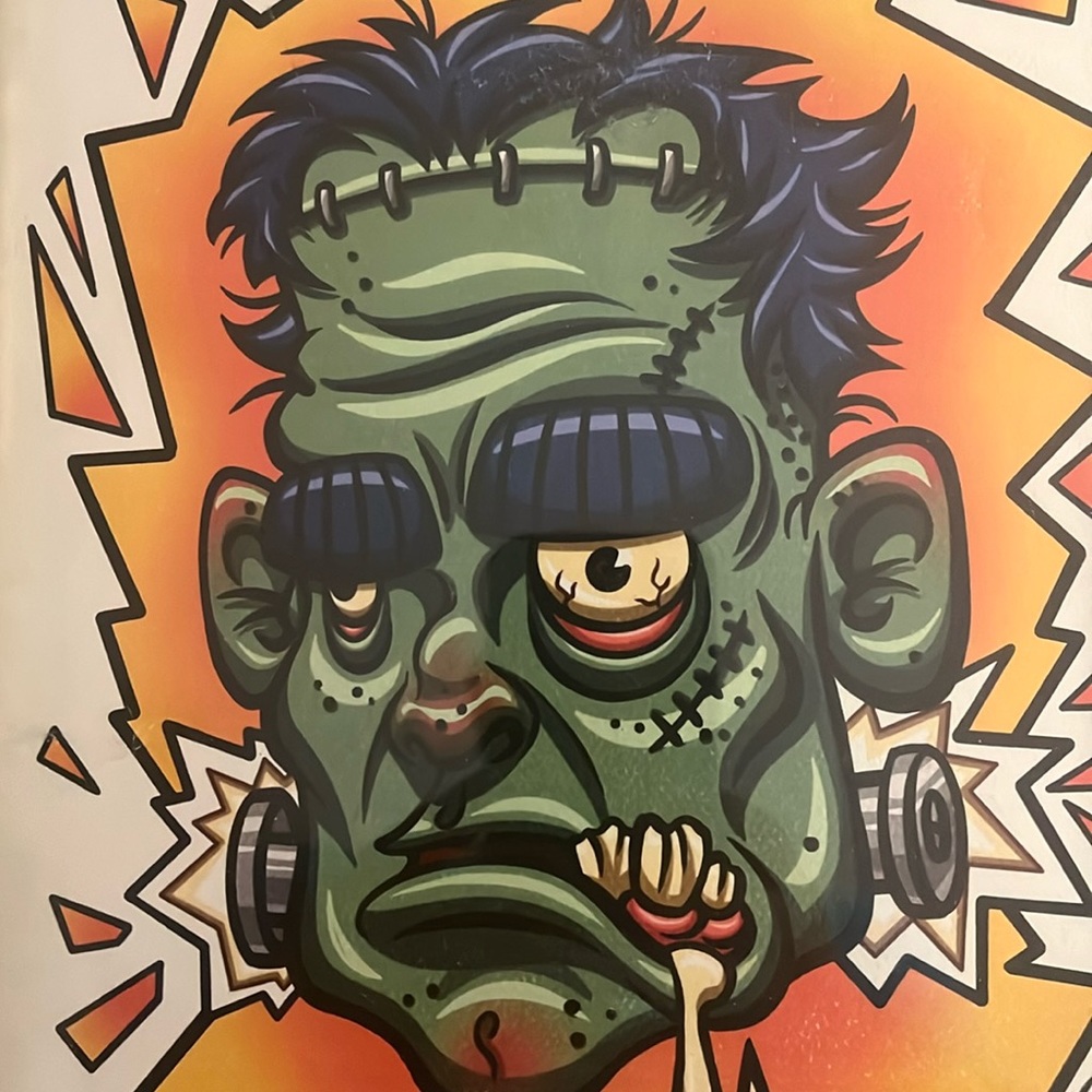 Frankenstein art print 8x11